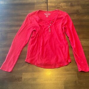 Sonoma Women's Long Sleeve Tee - Red